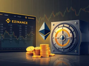 Visualizing GSR's strategic Ethereum withdrawal, highlighting institutional crypto risk management and market sentiment shifts.