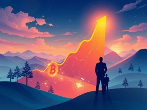 A chart showing HAEDAL's dramatic price surge, symbolizing the unprecedented institutional interest in this cryptocurrency.