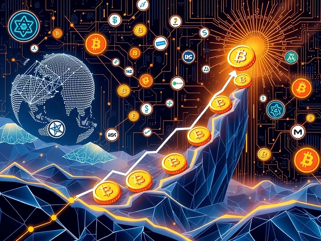 A dramatic chart showing HBAR's incredible 573% price surge, highlighting the impact of Hedera Hashgraph's strategic developments and growing adoption.