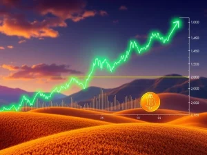 Chart showing HBAR price surge, indicating a bullish MACD crossover and the impact of Bitcoin correlation on Hedera Hashgraph's recent gains.