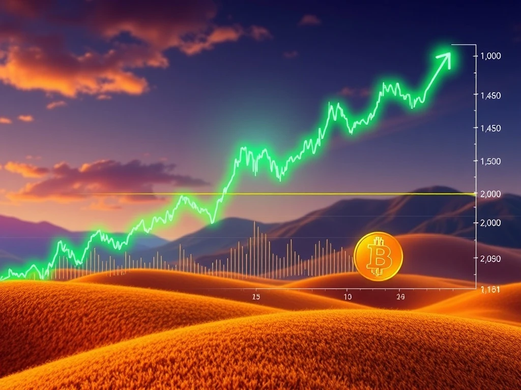 Chart showing HBAR price surge, indicating a bullish MACD crossover and the impact of Bitcoin correlation on Hedera Hashgraph's recent gains.