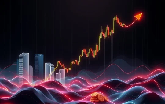 A vibrant crypto chart illustrating HIFI price surging, indicating a potential crypto breakout fueled by institutional accumulation.