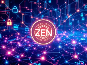 Horizen ZEN token migrating to the Base blockchain, symbolizing enhanced DeFi privacy and secure crypto transactions.