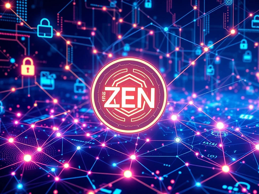 Horizen ZEN token migrating to the Base blockchain, symbolizing enhanced DeFi privacy and secure crypto transactions.