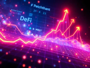 Visualizing HYPER crypto's explosive price surge and its foundational role in driving decentralized finance and cross-chain innovation.