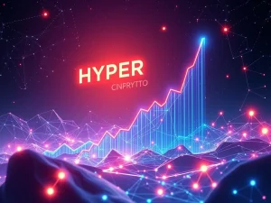 HYPER crypto price chart showing a dramatic surge, symbolizing its unstoppable ascent driven by strategic DeFi partnerships and ecosystem growth.