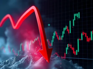HYPER cryptocurrency price crash showing extreme market volatility