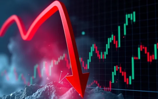 HYPER cryptocurrency price crash showing extreme market volatility