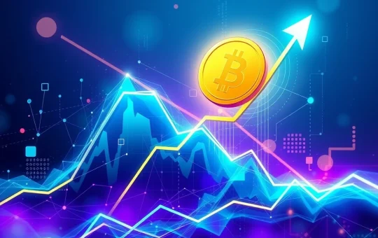 A visual representation of the HYPER token's dramatic crypto surge, showcasing rapid growth fueled by strategic partnerships and a robust blockchain ecosystem.