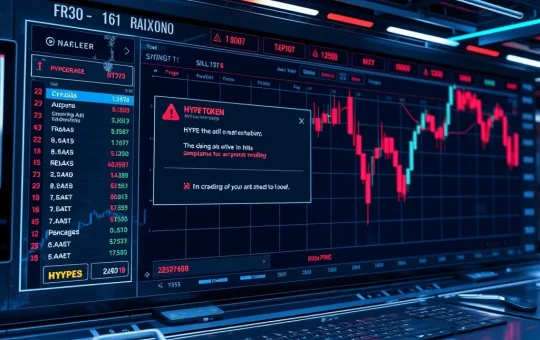 Hyperliquid API outage causes trading freeze and HYPE token drop
