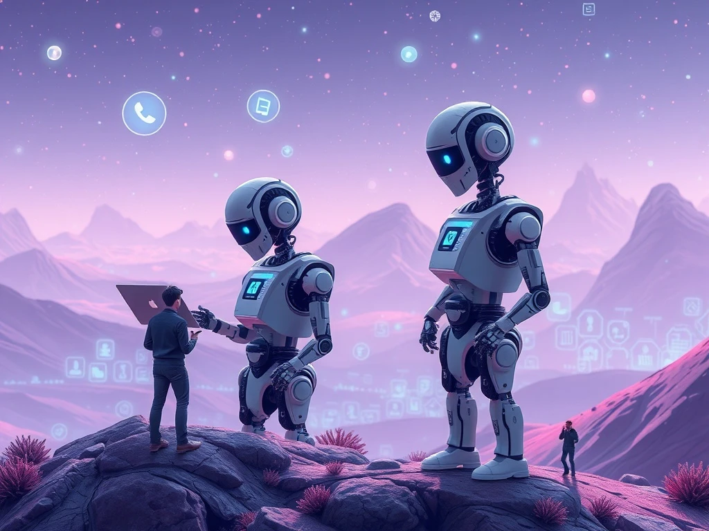 AI-driven industry transforming app design with Iconfactory in the background