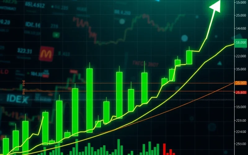 A crypto chart illustrating IDEX price breaking out, signaling a bullish IDEX price prediction.
