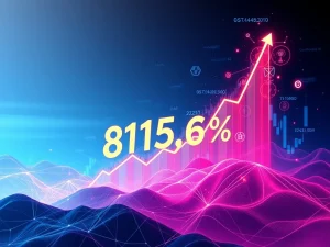A visual representation of the IMX price surge, showing a dramatic upward trend on a digital chart, indicating significant market movement and highlighting the cryptocurrency's recent gains.