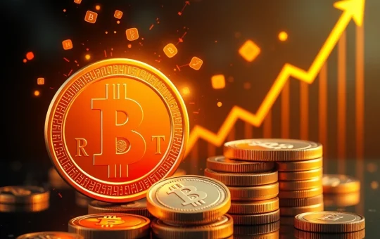 Indonesia crypto tax revenue growth illustrated with digital coins and rising graph