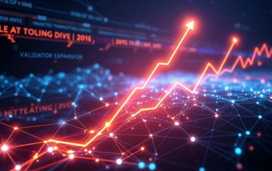 Visualizing Injective Protocol's (INJ) impressive network growth and price surge after its recent major upgrade.