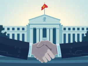 Illustrates the Federal Reserve's policy shift fostering institutional crypto adoption and digital asset integration.