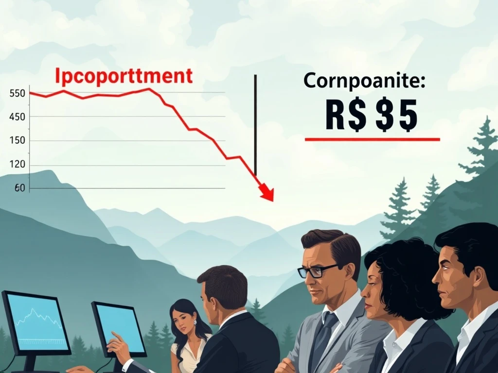 Charts and graphs showing a decline in sovereign bond values and an increase in corporate debt attractiveness, illustrating the shift in investor strategy.