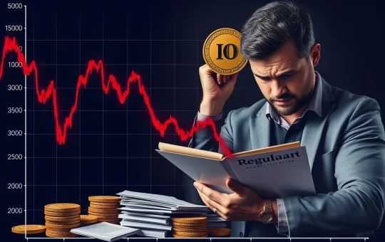 IO cryptocurrency price crash amid regulatory scrutiny and market uncertainty
