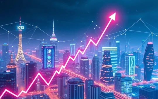 IOTX cryptocurrency surges amid blockchain adoption and institutional interest
