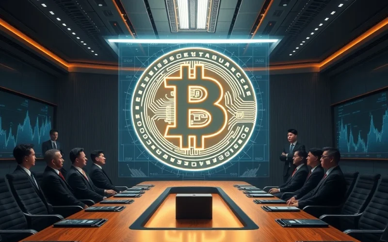 Quantum Solutions' executives celebrating Japan's largest corporate Bitcoin investment, symbolizing a major shift in digital asset treasury strategy.