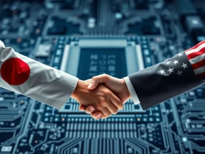 Japan's monumental $550B trade deal solidifies US chip manufacturing, bolstering global supply chains and strategic partnerships.