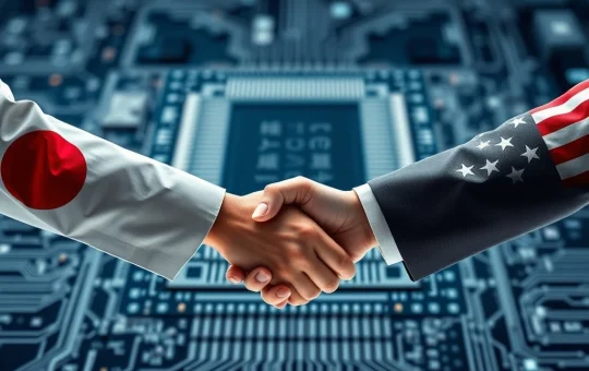 Japan's monumental $550B trade deal solidifies US chip manufacturing, bolstering global supply chains and strategic partnerships.