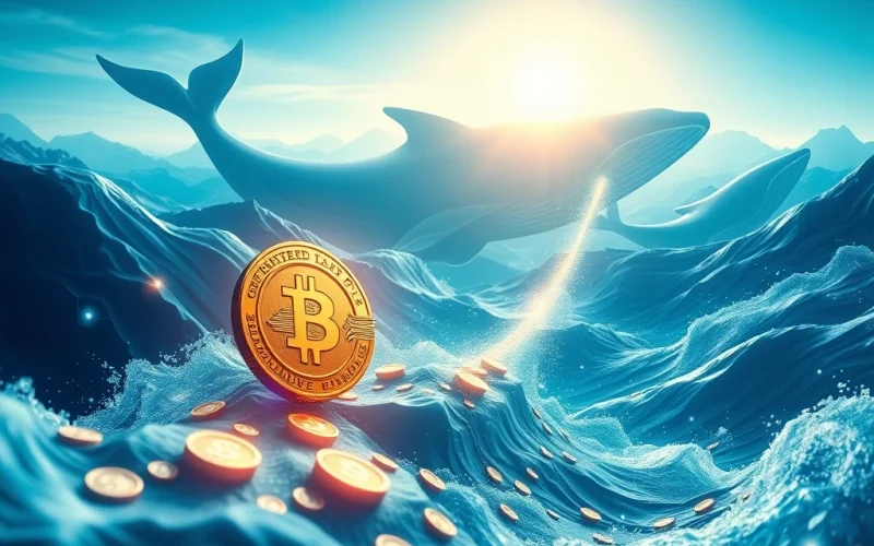 A chart showing a significant upward trend for JASMY, indicating a strong JASMY price surge driven by whale accumulation.
