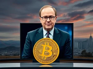 Jim Cramer discussing his strategic Bitcoin holdings as a hedge against the rising US deficit.