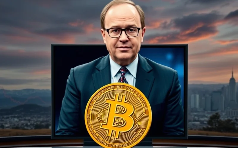 Jim Cramer discussing his strategic Bitcoin holdings as a hedge against the rising US deficit.