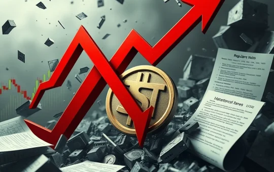 JST token price crash amid regulatory scrutiny and market volatility