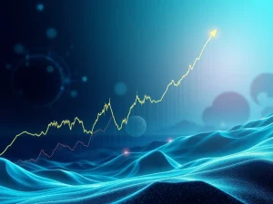A digital chart showing a clear bullish fractal pattern for Jupiter JUP, indicating a potential crypto rally.