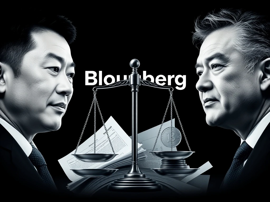 Justin Sun's Crucial Legal Dispute: Bloomberg Sued Over Crypto Holdings Data