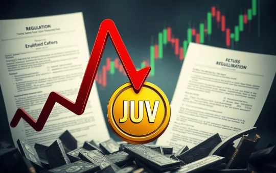 JUV token price crash amid regulatory pressure and market correction