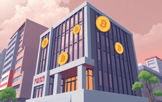 A Japanese company's strategic Bitcoin investment decision, symbolizing a new era of corporate treasury management and digital asset adoption through Bitcoin investment.