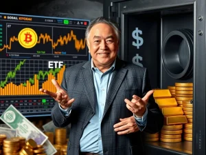 Robert Kiyosaki advises on Bitcoin news and gold investment strategies for different investor types, emphasizing physical assets.