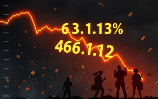 LA cryptocurrency price crashing 463% amid market downturn volatility