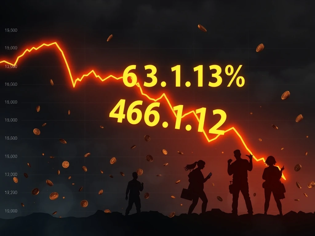 LA cryptocurrency price crashing amid extreme market volatility