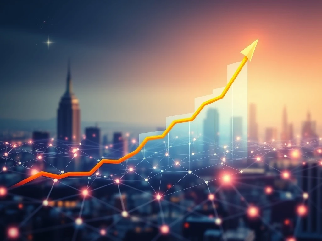 LA token price chart showing an explosive crypto surge, representing significant institutional interest and blockchain adoption.