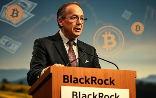 BlackRock CEO Larry Fink discusses the future of finance, highlighting Bitcoin's role and the urgent need for Fed rate cuts to preserve dollar dominance.