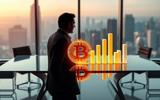Ledn's new Private Wealth Program bridges traditional finance and high-net-worth Bitcoin investors, symbolizing secure crypto wealth management.