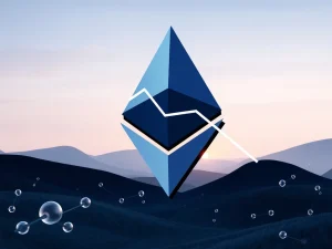A visual representation of the shifting landscape in Ethereum staking, showing Lido Finance's declining market share amidst increased competition.