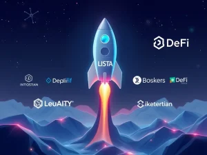 LISTA cryptocurrency token surging amid DeFi partnerships and ecosystem growth