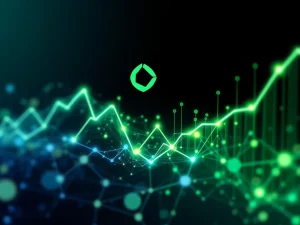 A visual representation of LOKA price surge, illustrating rapid growth and the influence of social media crypto trends.