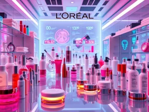 L'Oréal's remarkable growth driven by cutting-edge beauty market innovation and strategic acquisitions.