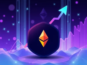 A chart showing Mantle MNT's potential 72% crypto price surge, driven by its EigenLayer partnership and bullish technical analysis.