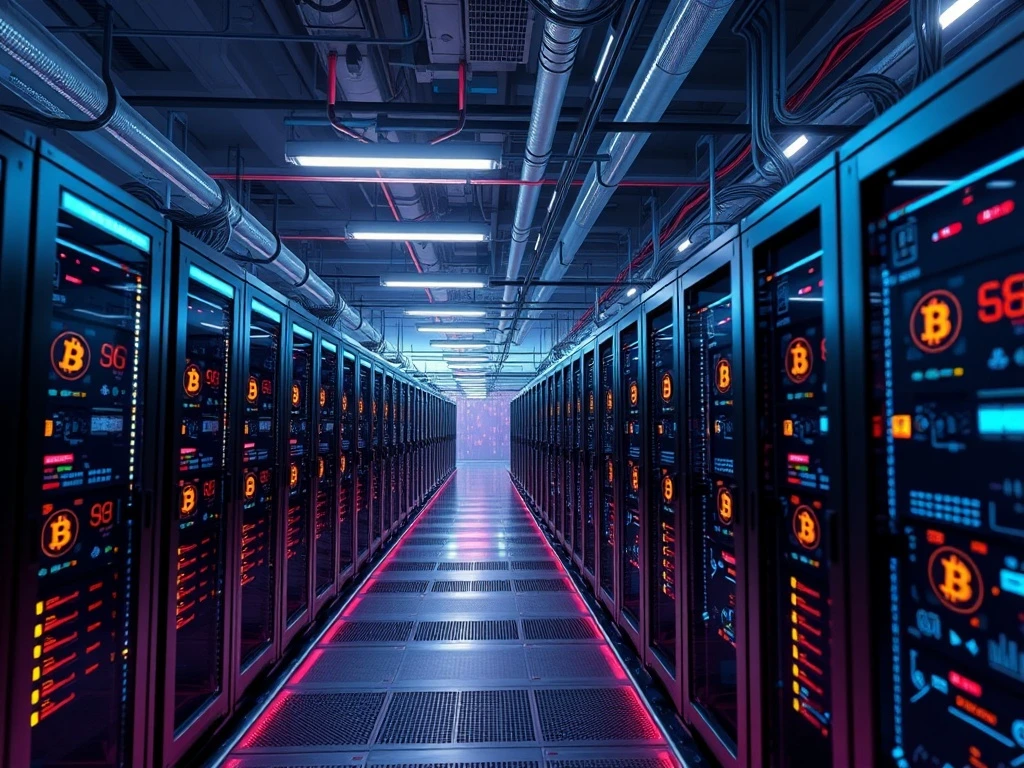 Marathon Digital Holdings Bitcoin mining facility with high-performance rigs