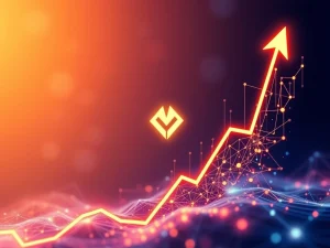 Visual representation of MDT token's explosive 431% price surge, showing growth indicators and community engagement.