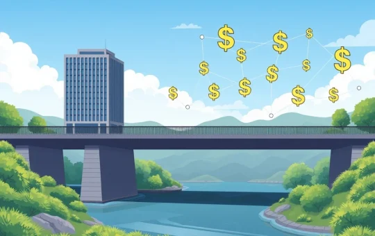 Mega Matrix transforms into stablecoin infrastructure, symbolizing corporate finance embracing blockchain stability.