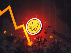MEME token price crashing in a volatile cryptocurrency market