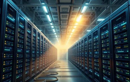 Mendell Helium's innovative methane-powered Bitcoin mining operation, showcasing sustainable energy efficiency.